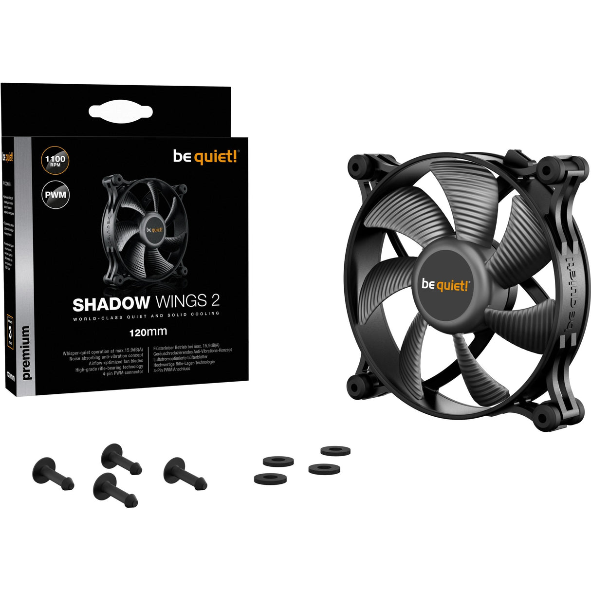 Ruhig sein! Schatten 2 PWM 120 mm