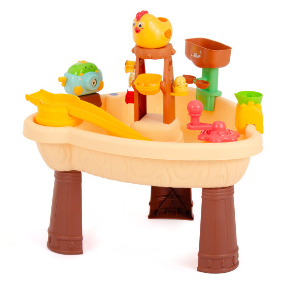 Strandspielzeug Sand- und Wassertisch mit Zubehör 29-teilig