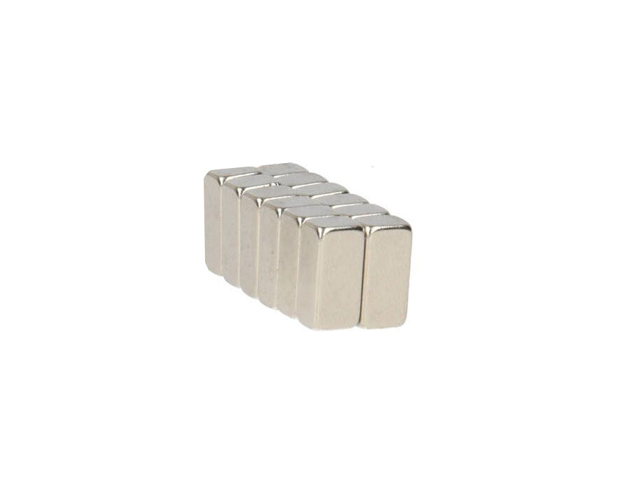 Sparen von Toper -Blockmagneten - Nickel -plattiert - 12st.