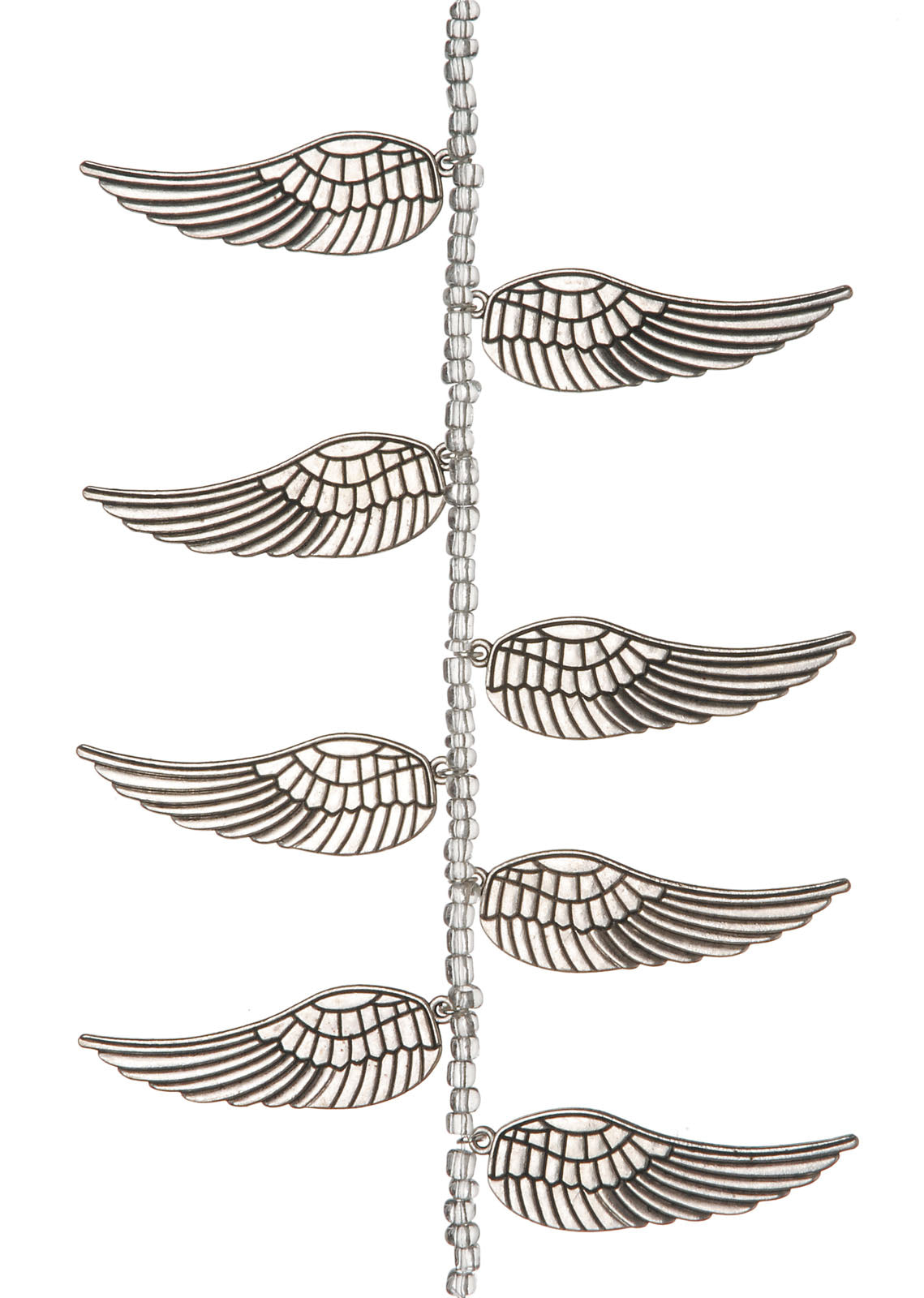 Darice • Signiert, versiegelt, einzelne Flügel aus Silber, 5,0 cm x 17,7 cm