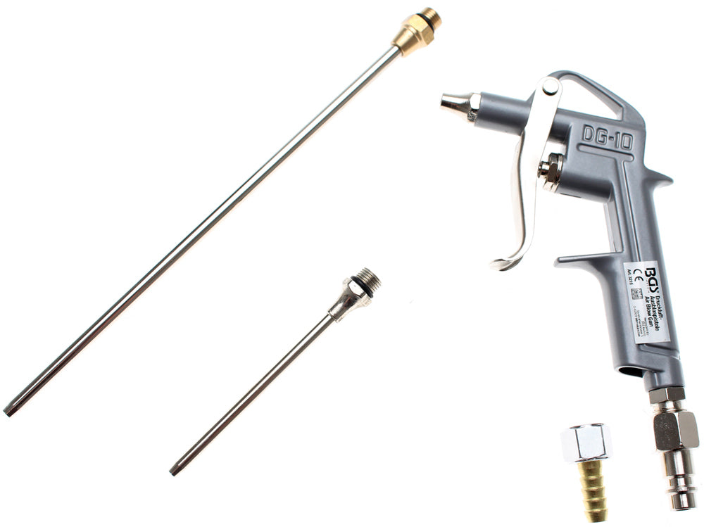 Bgs Technic Druckluft-Abblaspistole mit 3 Düsen