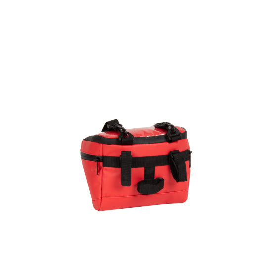 Fahrrad Carbon wasserabweisende Lenkertasche mit Schultergurt 5l rot