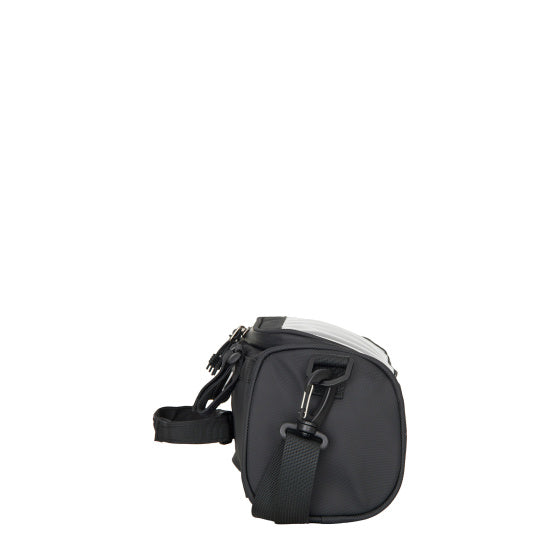 Wasserabweisende Fahrrad-Gravel-Lenkertasche mit Schultergurt, 4,7 l, Schwarz