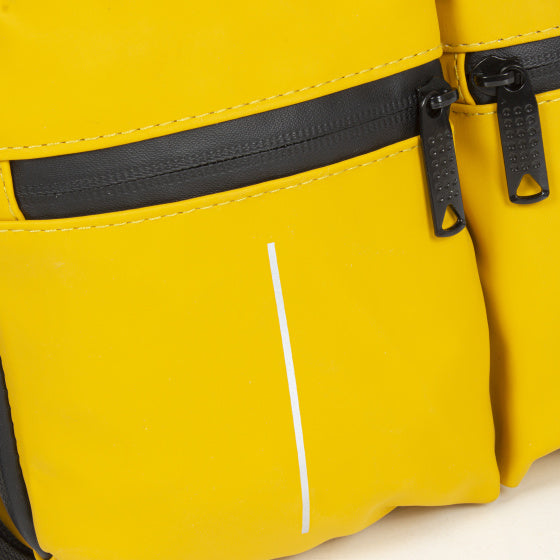 Fahrradspritzwasserabweisende Lenkertasche mit Schultergurt 3l gelb