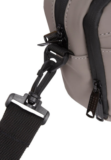 Fahrradspritzwasserabweisende Lenkertasche mit Schultergurt 3l Taupe