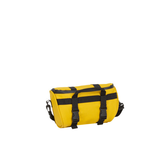 Fahrradspritzwasserabweisende Lenkertasche mit Schultergurt 3l gelb