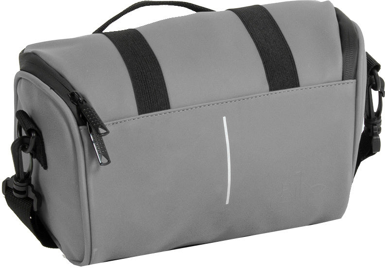 Fahrradspritzwasserabweisende Lenkertasche mit Schultergurt 3l grau