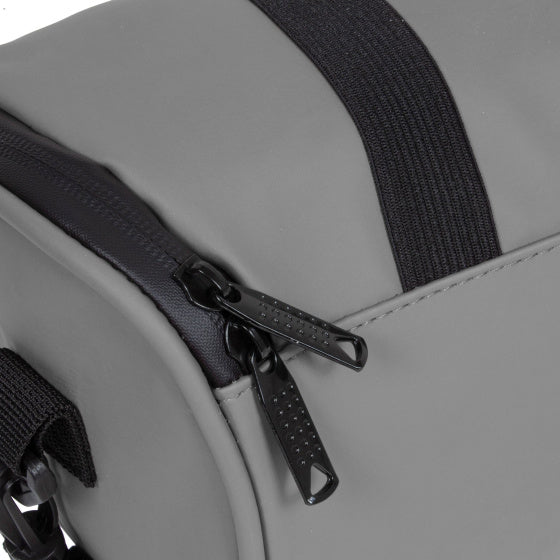 Fahrradspritzwasserabweisende Lenkertasche mit Schultergurt 3l grau