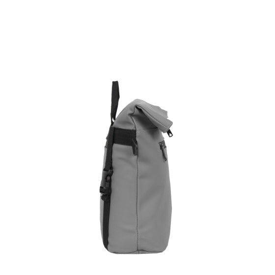 Fahrradspritzwasserabweisende Lenkertasche mit Schultergurt 6l grau