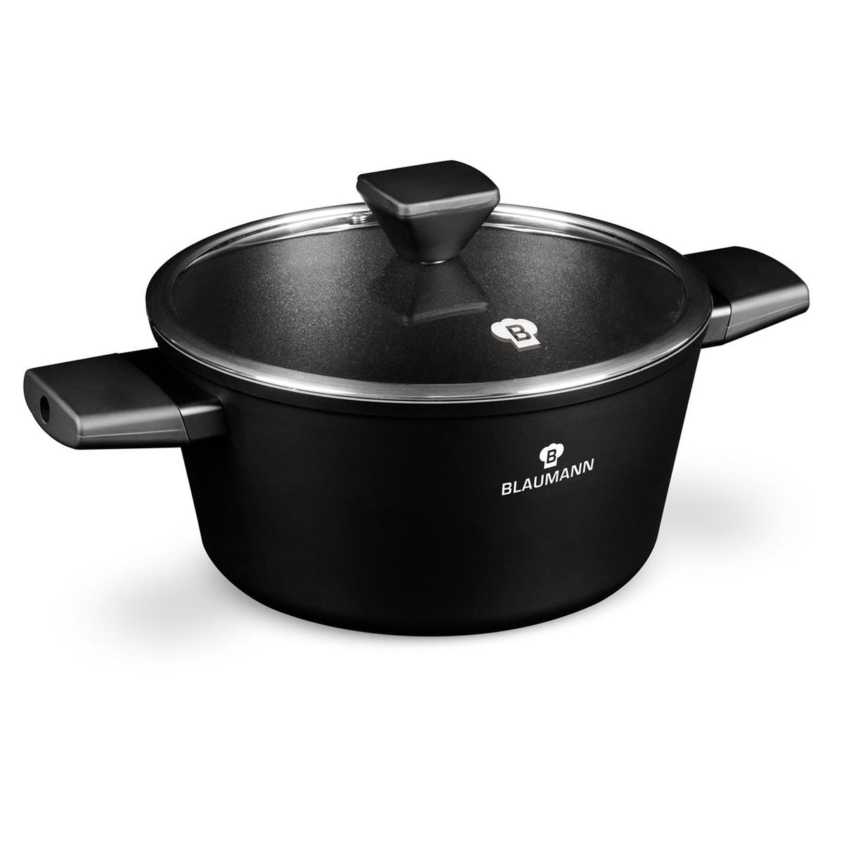 Blaumann schwarz-silberne Bratpfanne ø24cm