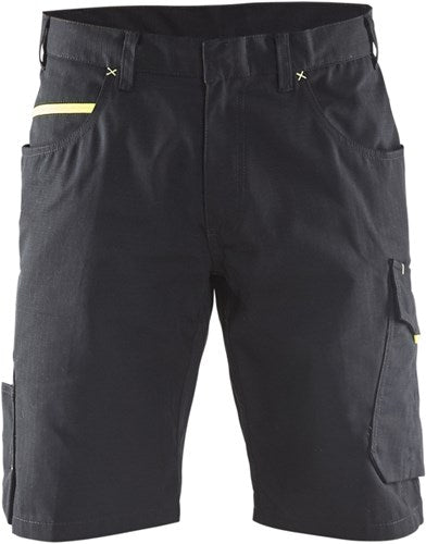 Blåkläder service short 14991330 | zwart high vis geel | maat 56 - 7330509549698
