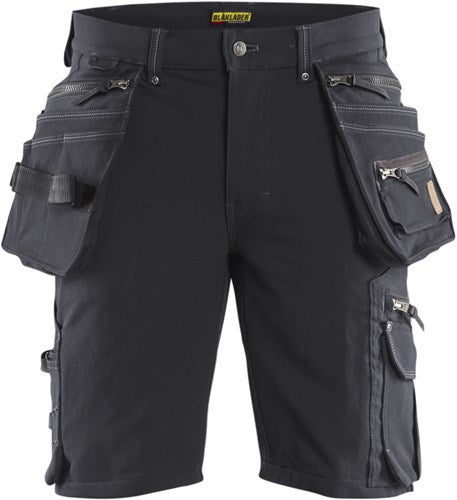 Blåkläder short 4-weg stretch x1900 19881644 | donkergrijs zwart | maat 50 - 7330509687741