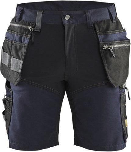 Blåkläder short met stretch 15981860 | donker marineblauw zwart | maat 44 - 7330509838259