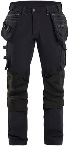Blåkläder werkbroek 4-weg stretch x1900 19981644 | zwart | maat c48 - 7330509657744
