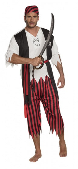 Boland Dress up Piraat Jack Männer Schwarze Größe m l