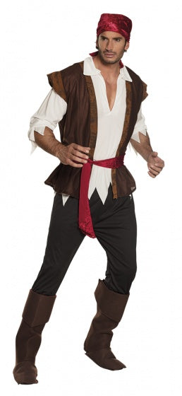 Boland Dress Up Pirate Thunder Heren Bruin Größe 50 52
