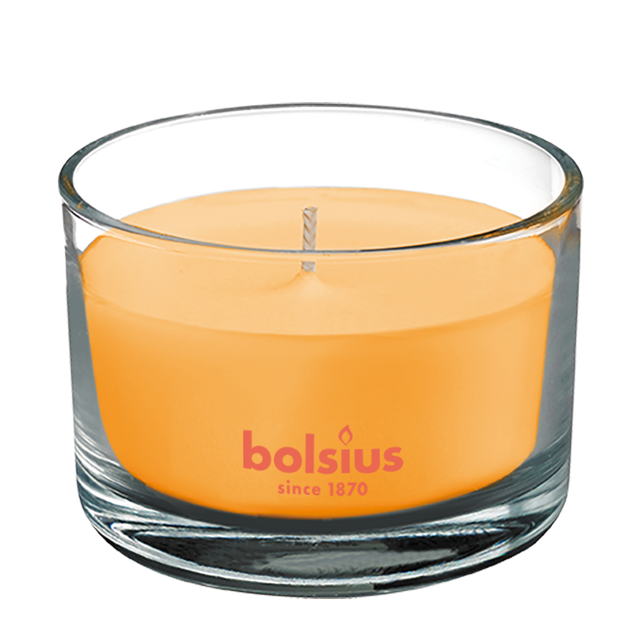 Bolsius geurglas true scents mango 50 80mm