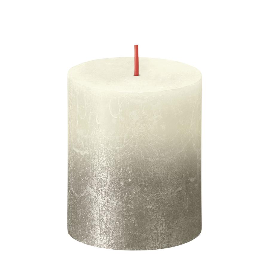 Bolsius Stompkaars Sunset Fading parel-champagne 80x68 mm | 4 Stück