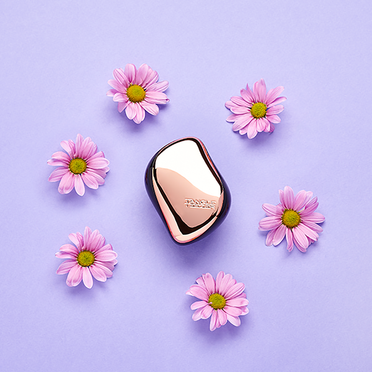 Tangle Teezer Kompakte Haarbürste Roségold Schwarz