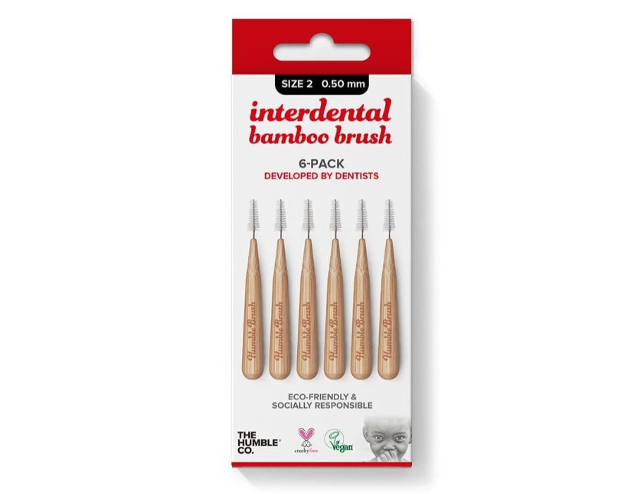 Die bescheidene Co. Interdentalbürste 6 Stück - rot - 0,50 mm