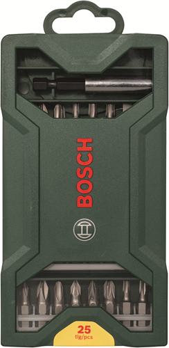 Bosch Zubehör 25-teiliges Mini-X-Line-Schraubendreher-Bit-Set – 2607019676