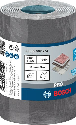 Bosch Zubehör 1 Rolle 93x5m, am besten für Beschichtungen+Verbundwerkstoffe, 240 - 2608607774