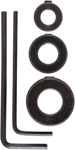 Bosch Zubehör 3-teiliges Tiefenanschlag-Set | 6,8, 10 mm – 2609255318