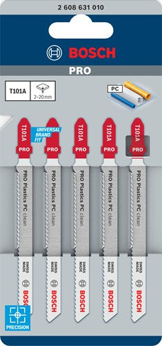 Bosch Zubehör 5x Stichsägeblatt T101a 2608631010 - 2608631010