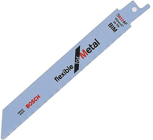 Bosch Zubehör 5x Säbelsägeblatt flexibel für Metall S922AF - 2608656013
