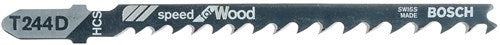 Bosch Zubehör 5-fach Geschwindigkeit für Holzstichsägeblatt T244D – 2608630058