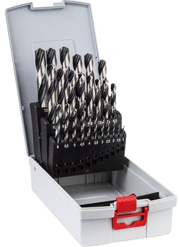 Bosch Zubehör HSS-Spiralbohrer | pointteq | 25-teilige Probox – 2608577352
