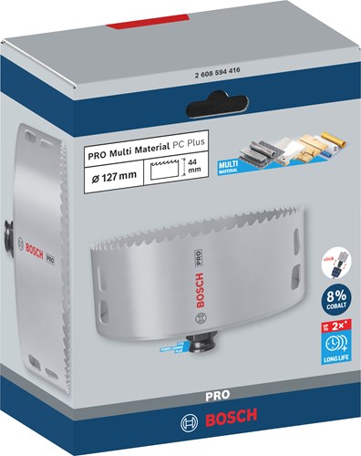 Bosch accessoires bosch pro multi materiaal pc plus gatenzaag 127 mm - 2608594416