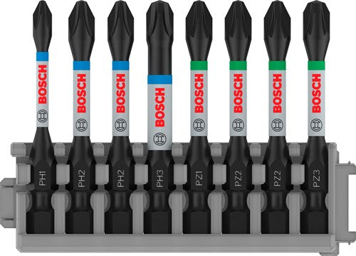 Imp Bosch Zubehör Schraube Bit Act Control PH1-PH3 PZ2-PZ3 50 mm 8x - 2608522328