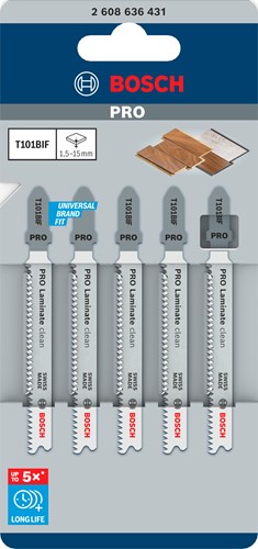 Bosch Zubehör T101BIF Stichsägeblatt-Set | 2608636431 - 2608636431