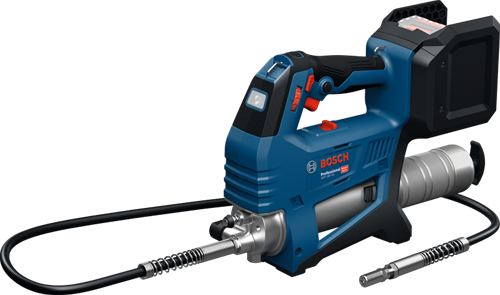 Bosch Blue GFP 18V-10 Akku-Fettpresse | Solo | inkl. 90 Kupplung und Schultergurt | ohne Akku und Ladegerät - 06019n6000