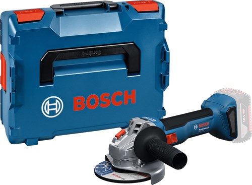 Bosch Blue GWS 18V-8 Akku-Winkelschleifer | 125mm | ohne Batterien und Ladegerät in L-Boxx – 06019n9001