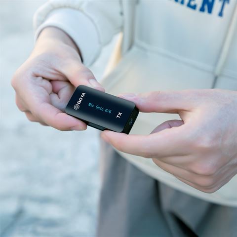 Boya 2,4 GHz Ultra-Kompakt-Mikrofon Wireless BY-XM6-S1