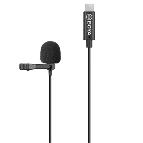 Boya Clip-On Lavalier-Mikrofon BY-M3 für USB-C
