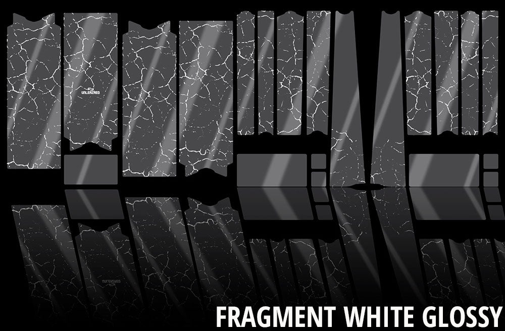 Unleazhed Unscratch – Rahmenschutzfolie Gravel Bike BPG01 Fragment Weiß