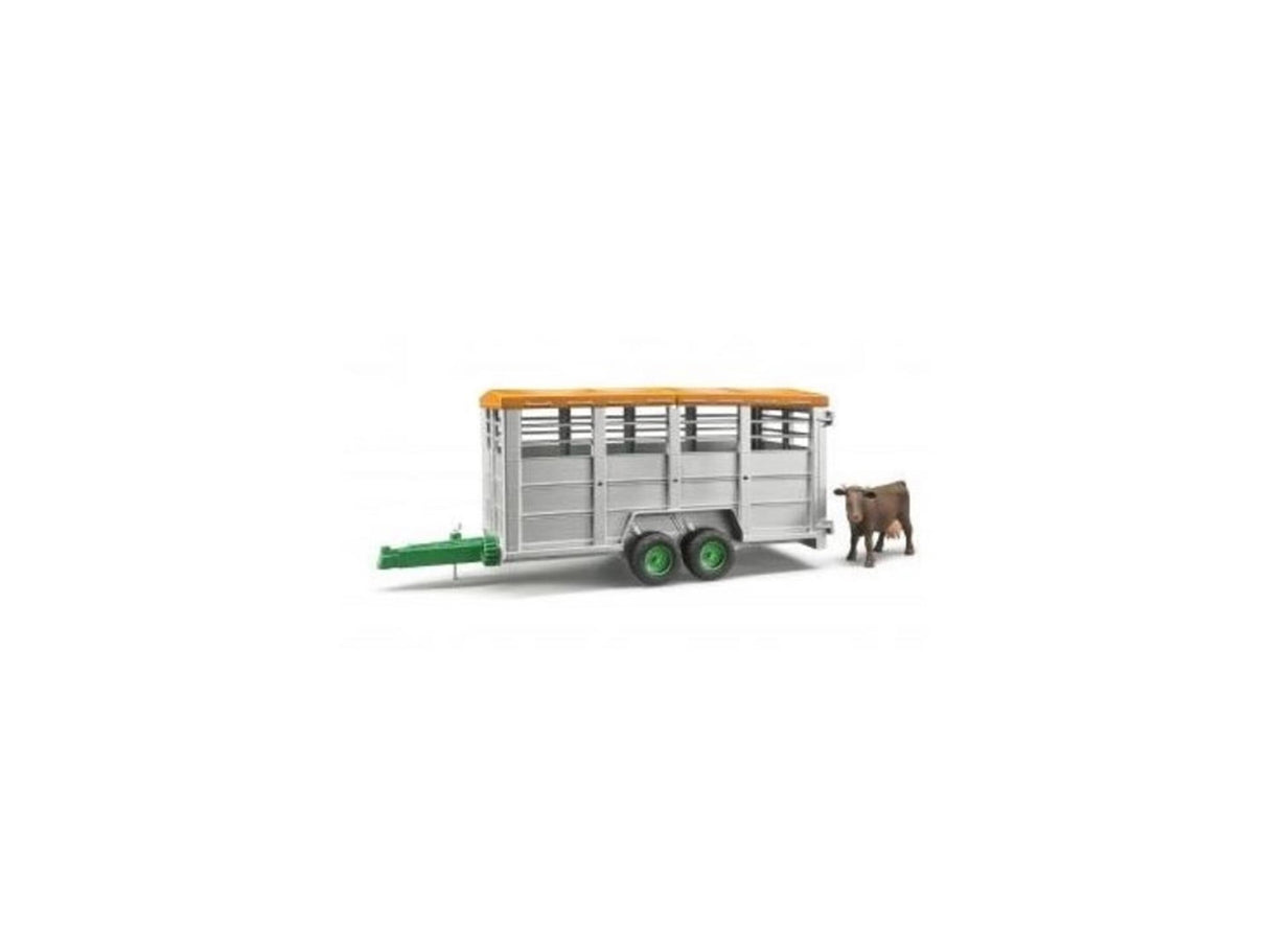 Bruder Viehwagen mit 1 Kuh 1:16 02227