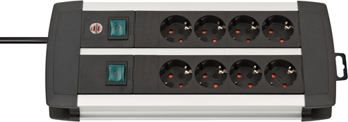 Brennenstuhl Premium-Alu-Line-Sockel 8-malmal