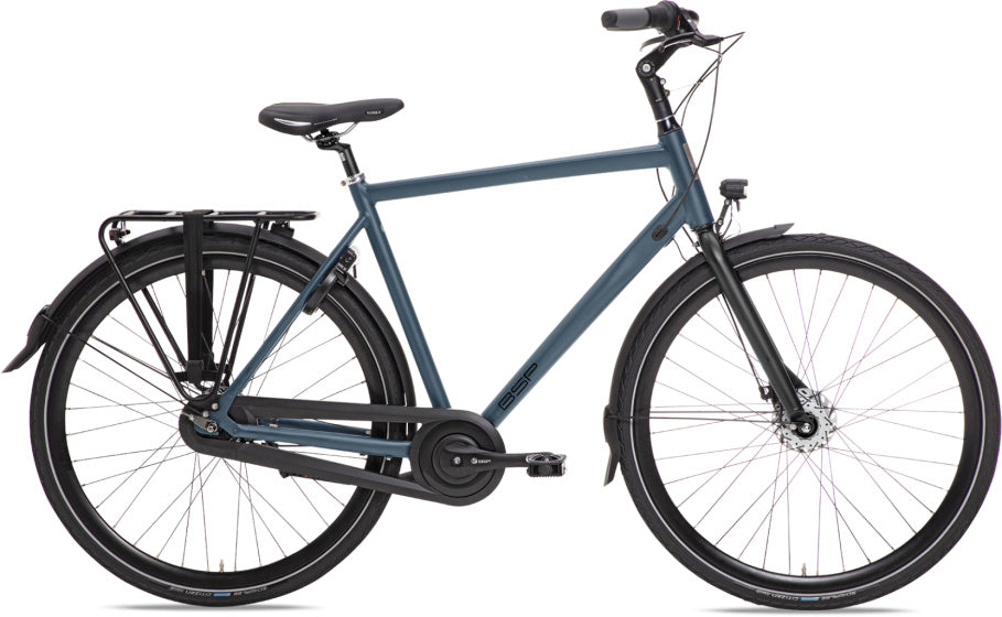 BSP Voyager Aluminiumrahmen 28 Zoll 56 cm Männer 7V Rollerbrake Sky Blau