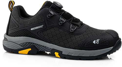 Buckbootz werkschoen tradez wheelz laag s1ps boa | zwart | maat 42 - 5055138027042