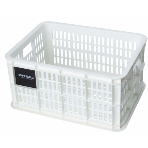 Basilikum fietslat S - klein - 17,5 Liter - Weiß