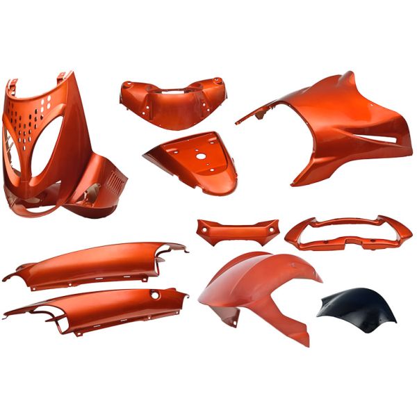 Kantenplattensatz 11-teilig für Aprilia SR von 1997 bis 2004 – orange metallic