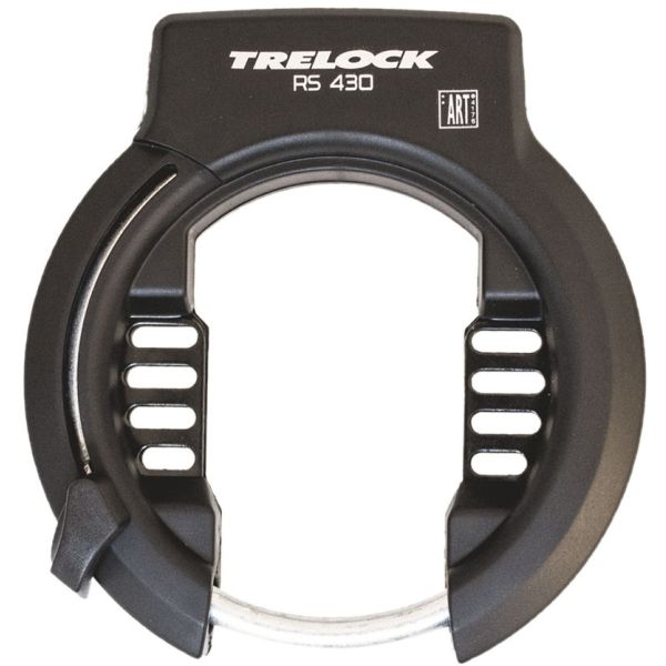 Trelock Ringslot Set Rs 430 einschließlich ZR 355 Inpeste -Kette (100 cm) - Schwarzrot