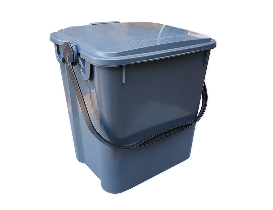 Mülltonnen-Caddy 10l – grau