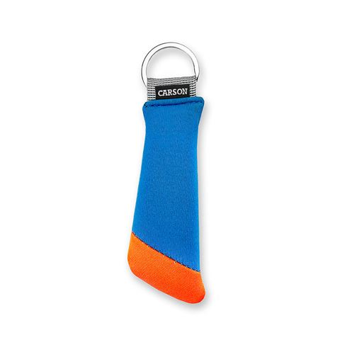 Carson schwebender Schlüsselanhänger für 3 Schlüssel – blau orange