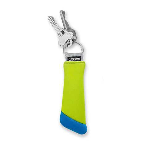Carson schwimmender Schlüsselanhänger für 3 Schlüssel – grün blau
