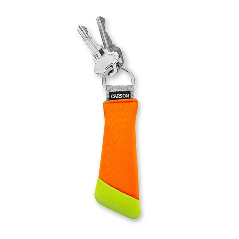 Carson Floating Schlüsselanhänger für 3 Schlüssel Orange Gelb